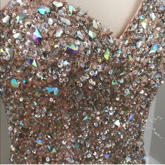 Val Stefani Pink Gem Gown - Picture 3 of 5